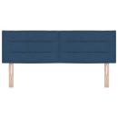 LED Kopfteil Linien Design Blau 72 cm Stoff