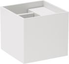 ARDEBO.de EVN CUBE LED Wandleuchte, 2-flmg. (up + down), IP65, 220-240V, 2x3W, 3000K, 2x200lm, weiß (L54070102RE)