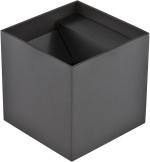 ARDEBO.de EVN CUBE LED Wandleuchte, 2-flmg. (up + down), IP54, 220-240V, 2x6W, 3000K, 2x400lm, anthrazit (L54121502RE)