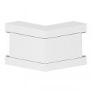 ARDEBO.de GGK 12796 Außeneck BR, 60x130/80mm, PVC, Gehrungsformteil, weiß
