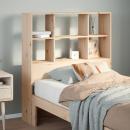 Kopfteil mit Stauraum 90 cm Massivholz Kiefer