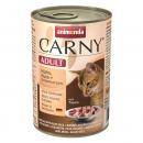 Animonda Cat Carny Adult Huhn, Pute & Entenherzen 400g (Menge: 6 je Bestelleinheit)
