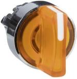 ARDEBO.de Schneider Electric ZB4BK1253 Harmony XB4, Leuchtwahlschalter, Frontelement, Metall, 22mm, für universelle LED, 2 Stellungen, rastend, orange