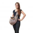 Hunter Tragebeutel Los Angeles taupe/grau 60 x 30cm