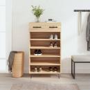 ARDEBO.de - Schuhschrank Sonoma-Eiche 60x35x105 cm Holzwerkstoff