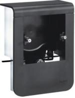 ARDEBO.de Hager SL200809019011 Geräteträger für UP-Geräte, 20x80 mm, graphitschwarz