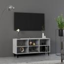 ARDEBO.de - TV-Schrank mit Metallbeinen Betongrau 103,5x30x50 cm