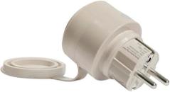 ARDEBO.de Shelly Outdoor Plug S Gen3 Zwischenstecker, IP44, WLAN, Bluetooth, Matter (Shelly_O_Plug_S_Gen3_w)
