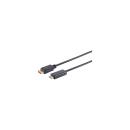ARDEBO.de S/CONN Displayportkabel-Mini1.4 DP.St.- HDMI St.3m
