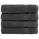 ARDEBO.de - Premium-Duschtücher SOLUND 4 Stk. Anthrazit 70x140 cm 600 g/m²