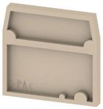 ARDEBO.de Weidmüller AP AKZ2.5 Abschlussplatte, beige (0697360000)