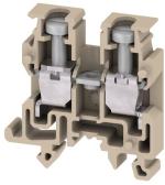 ARDEBO.de Weidmüller AKZ 2.5 Durchgangsklemme, 2,5qm, Schraubanschluss, beige/gelb (0697160000)