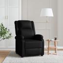 Relaxsessel Schwarz Kunstleder