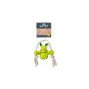 Quapas Dog Toy Fun Latex Rabbit with Rope