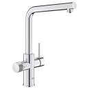 ARDEBO.de GROHE Blue Pure Minta Einhand-Spültischbatterie, Einzelarmatur, L-Auslauf, chrom (30588000)
