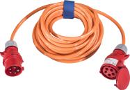 SIROX CEE-Verl. H07BQ 5G2,5, 10m 16A, 400V, 5-polig, 6h,orange