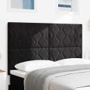 Kopfteil Schwarz 144 cm Samt