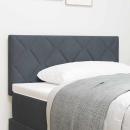 Kopfteil Diamond Blocks Design Dunkelgrau 100 cm Samt