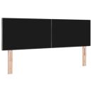 Kopfteil mit Diamantblock-Design Taupe 160 cm Stoff