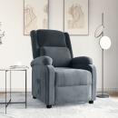 Relaxsessel Dunkelgrau Samt