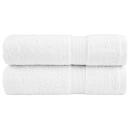 Premium-Duschtücher SOLUND 2 Stk. Weiß 70x140 cm 600 g/m²
