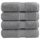 Premium-Gästetücher SOLUND 4 Stk. Grau 30x50 cm 600 g/m²