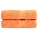 ARDEBO.de - Premium-Handtücher SOLUND 2 Stk. Orange 50x100 cm 600 g/m²