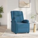 ARDEBO.de - Relaxsessel Elektrisch Blau Samt