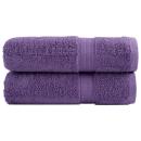 ARDEBO.de - Premium-Duschtücher SOLUND 2 Stk. Lila 70x140 cm 600 g/m²
