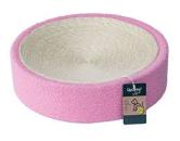 ARDEBO.de Quapas Cat Catscratcher Plush Sisal Pink