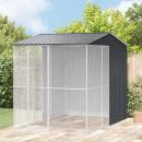 Voliere Anthrazit 215x310x247 cm Stahl