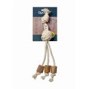 ARDEBO.de Quapas Dog Toy Coffeewood Tripple