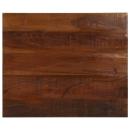 ARDEBO.de - Tischplatte 60x50x2,5 cm Rechteckig Altholz Massiv