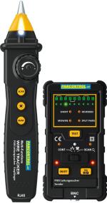 ARDEBO.de Pancontrol PAN Leitungssucher Leitungssuchgerät & LAN Tester für Einzel-Leiter, Telefon- und Netzwerkkabel