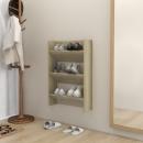 ARDEBO.de - Wand-Schuhschrank Sonoma-Eiche 60x18x90 cm Holzwerkstoff