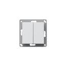 ARDEBO.de Gira 246227 BT Wandsender 2fach System 55, Reinweiß Seidenmatt
