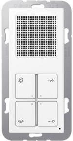 ARDEBO.de Jung SI4ADWW Audio-Innenstation Design Standard, Serien AS und A, alpinweiß