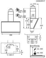 ARDEBO.de AEG GV77D91SB A+ 7000 SilenceTech Kopffreihaube, 90 cm breit, 725 m³/h, Hob²Hood-Steuerung, TouchControl, schwarz