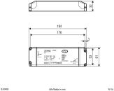 ARDEBO.de EVN SLK-Serie Netzgerät 24V/DC, 0,1-50W, IP20, Primär: 100-240V (SLK24050)