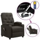 Massagesessel mit Aufstehhilfe Taupe Stoff