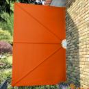 Faltbarer Terrassen-Seitenfächer Terracotta-Rot 300×200 cm