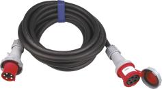 SIROX CEE-Verl. H07RN-F 5G35, 10m 125A, 5p., 6h, 400V, schwarz