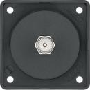 Berker 945812505 Antennen-Verbinderdose, TV, Integro Modul-Einsätze, Integro Flow, anthrazit matt