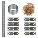 Hühnerstall-Erweiterung 268x100x190 cm Metall