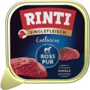 Rinti Singlefleisch Schale Exclusive Ross pur 150g  (Menge: 10 je Bestelleinheit)