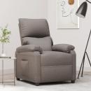 ARDEBO.de - Relaxsessel Taupe Stoff