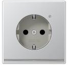 ARDEBO.de Jung AL1520-OLNW SCHUKO Steckdose, 16 A, 250 V ~, aluminium (lackiert)