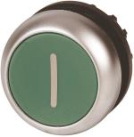 Eaton M22-DR-R-X0 Drucktaster, flach, rastend, beschriftet, grün (216630), 22x22 mm