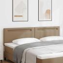 Kopfteil Einfarbig Cappuccinobraun 200 cm Kunstleder