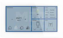 ARDEBO.de MDT KNX Glas Touch Smart 6 Zoll, KNX Secure, Orientierungslicht, weiß (BE-GTS06TW.01S)
